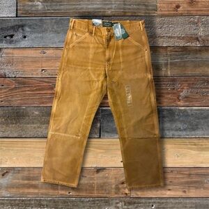 RALPH LAUREN POLO COUNTRY CANVAS DOUBLE KNEE CARPENTER PANTS- NWT 36”x32”